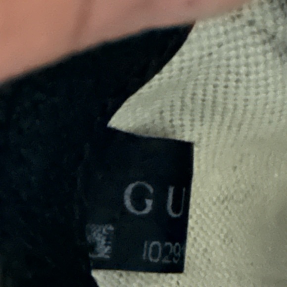 Gucci Ophidia GG Velvet Bucket Bag in Navy with Web NEW WITH DUSTBAG - Picture 7 of 15